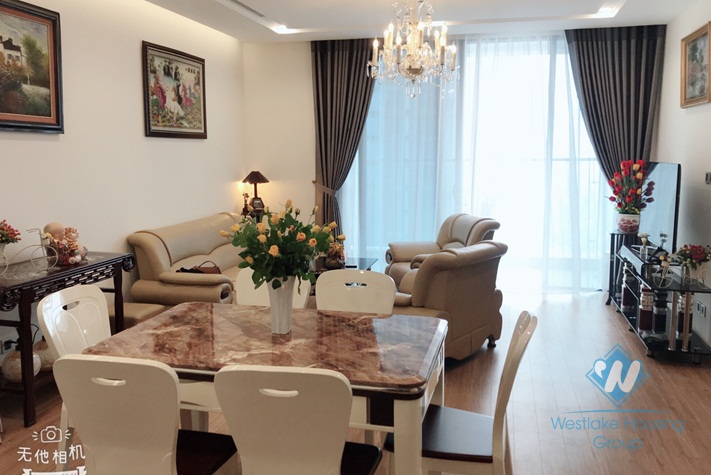 Furnished two bedrooms apartment for rent in Vinhome Metropolis, Ba Dinh district, Ha Noi